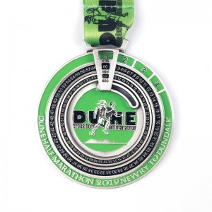 Custom medal for 2019 Marathon