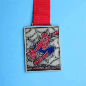 Custom Medals Design Cartoon Character 3D Shade Soft Enamel  Metal Medals for Sell