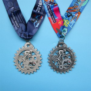 Custom Medallion Necklace Cycling Medals 3D Stereoscopic Medals