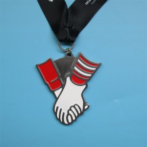 Triathlon Medals Design Your Own Sport Alloy Medal with Ribbon