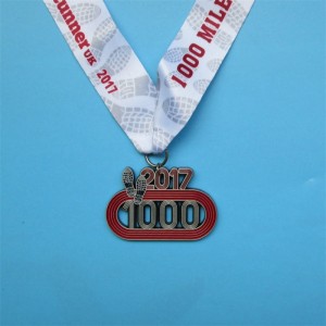 Manufacturer Custom High Quality Metal 3D Marathon Sport Medal