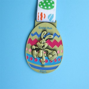 3D Animal Metal Medals Holiday Running Medlas