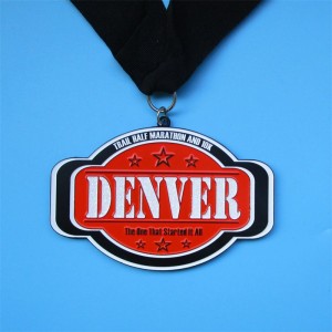 Free Cool Design Medal Custom Metal Gold Medal Marathon Finisher Medals