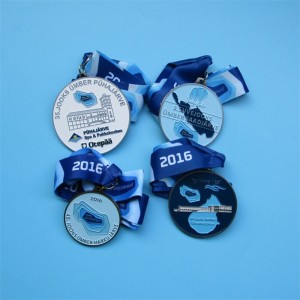 Combined Challenge Medal Custom Soccer Football Volleyball Running Metal Sports Medal