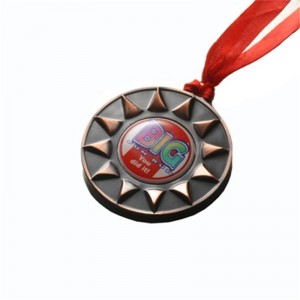 Challenge Medal Custom Soccer Football Volleyball Running Metal Medals Sports  Rotary Medal