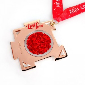 Exclusive Design Cast Metal Medals with Ribbon PVC Plastic Medals