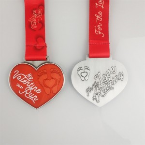 Marathon Running Medals Holiday Running Medals Gift for Valentine's Day Love