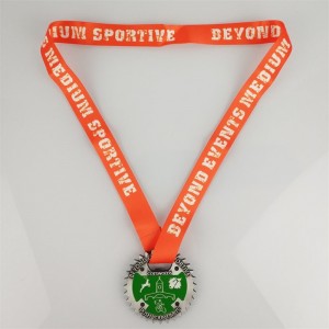 To Design Your Sport Alloy Medal with a Lanyard Olympic Medal Replica