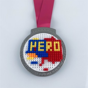 Fun Lego MedalsSports Medals and Ribbons for Swimming Running Volleyball Gymnastics