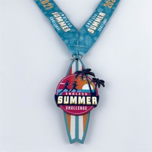 Awards Wooden Metal Wood Medal for Summer Holiday Running