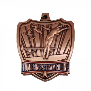 GAG  Metal Medallion Casting Medal for Rythmic Gymnastics