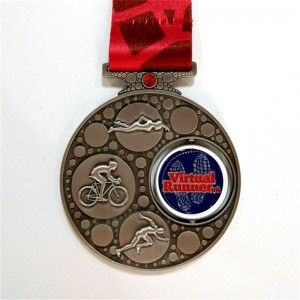 Metal Custom Making Each Shape Sports Award Medals with Your Own Design 3D Logo