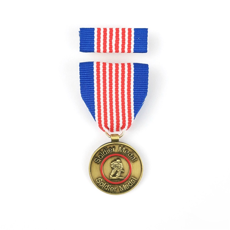 3D Zinc Alloy Gold Silver Bronze Engraved Medal Customized Metal Blank Universal Medal Honor Class Medal