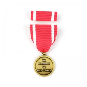 Custom Medalla Medallion Die Cast Metal Badge 3D Activity Medals And Awards Medal of Honor with Ribbon