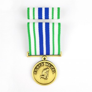 Zinc Alloy Gold Plated 3D Engraved Medal Customized Metal Blank Universal Medal Honor Class Medal