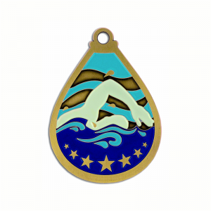 Custom Medals Design to Swimming Medals