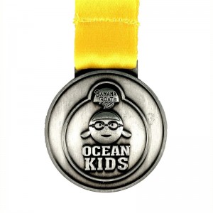 High Quality Custom Metal Sports Swimming Medal For Kids