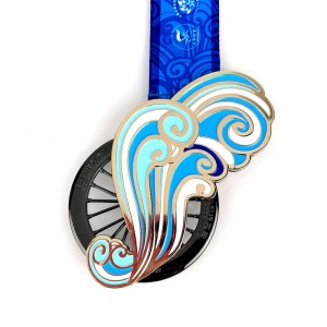 New Custom Metal 3D Cycle Series Race Bike Medal