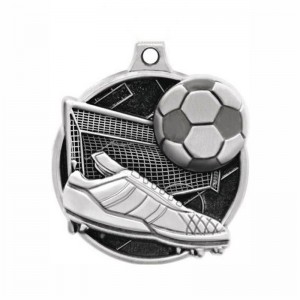 OEM Manufacture Custom Football Gold 3D Medals Soccer Race Running Metal Marathon Sports Medal With Ribbon