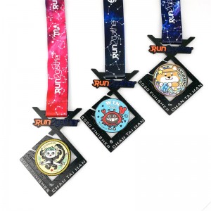 Wholesale  No Minimum Order Enamel Marathon Medals