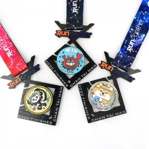 Customized Marathon Half Marathon Sport Medal Wholesale Round Shape Medals