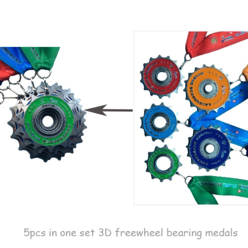 4 Differents Medal Combinations for Challenge Race